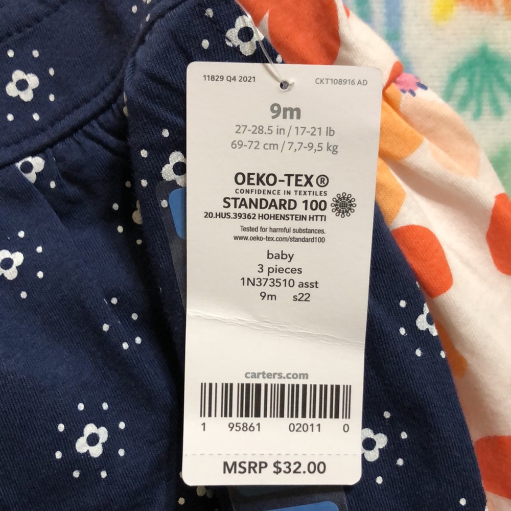 Carter’s 3-pc Infant Girls Set Final Price - Picture 14 of 15